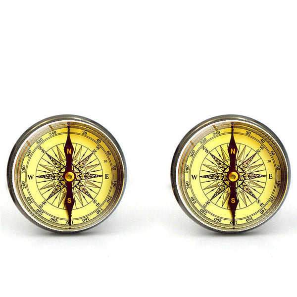 Vintage Compass Cufflinks