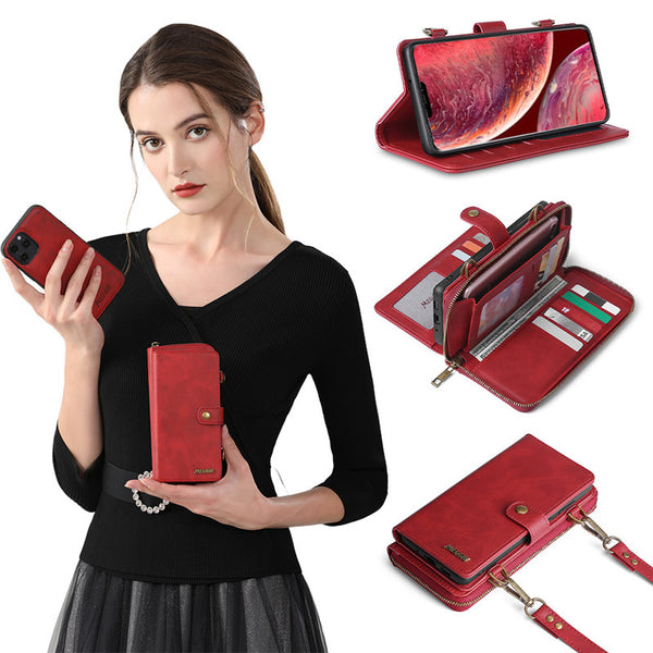Detachable Wallet Leather Phone Case