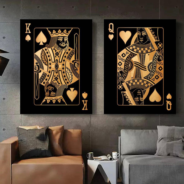 Nordic Poker Poster Painting